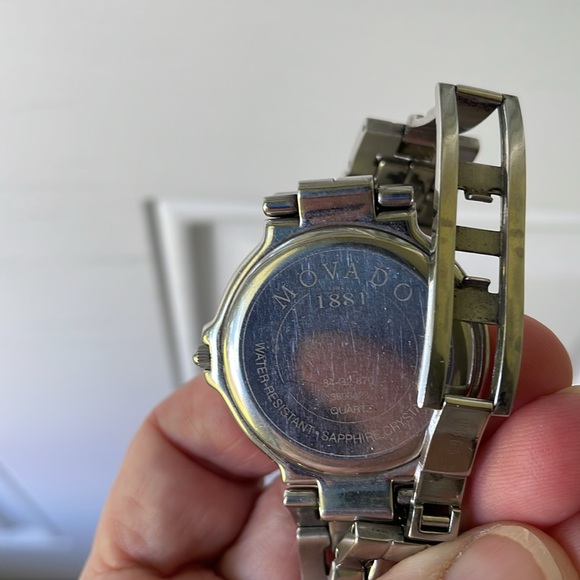 MOVADO Vintage Classic Museum Collection Men Watch- 0604103 Working Condition ⏱️ - Picture 6 of 9